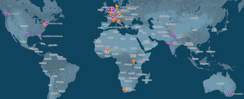 Interventions dans le monde