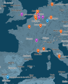 Interventions en Europe